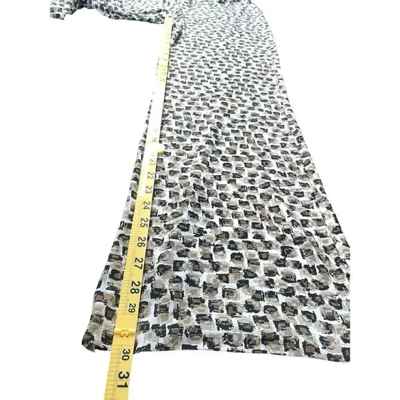 Snoskins Double Knit Jacquard Abstract Print Pull On Pants - Size Small - Picture 7 of 9